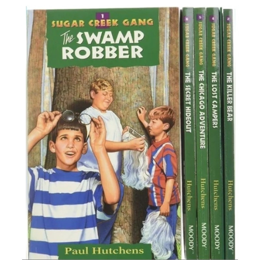 Sugar Creek Gang Books 1 2 4 5 6 Set Paul Hutchens Moody Paperback s35